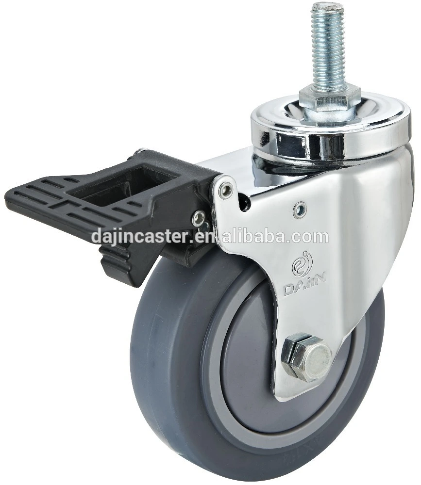 125mm Casters wheels for trolleys with ball bearing 1