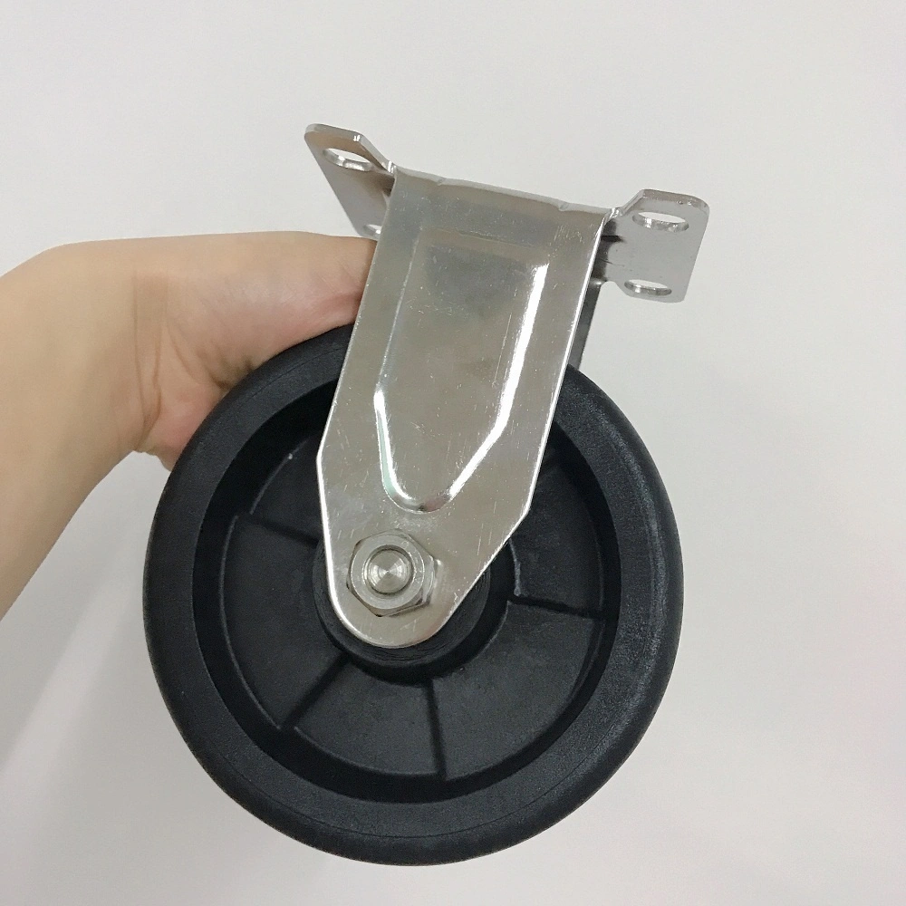 75 100 125mm Medium Duty High Temperature 230 degrees Nylon Caster Wheel for Bakery 1