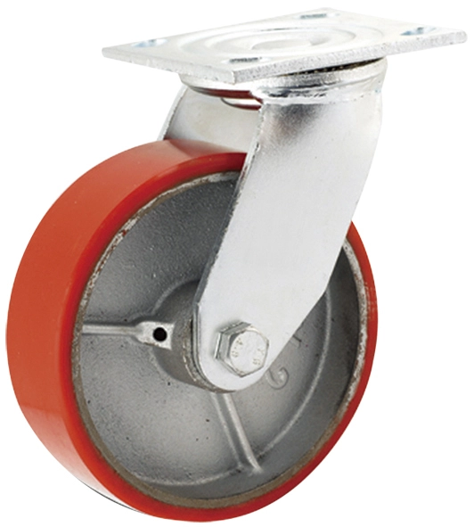 Factory Heavy Duty Swivel PU Industrial Castor Truckle 1
