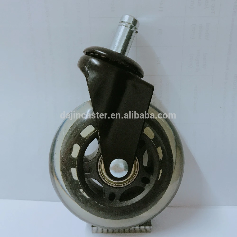 3 inch 75mm furniture office chair wheels with caster 1