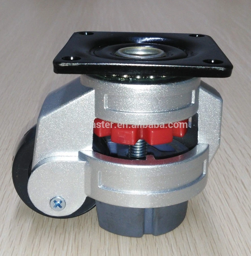 Height Adjustable Caster Level Adjustment With Support Frame Powder Caster 1