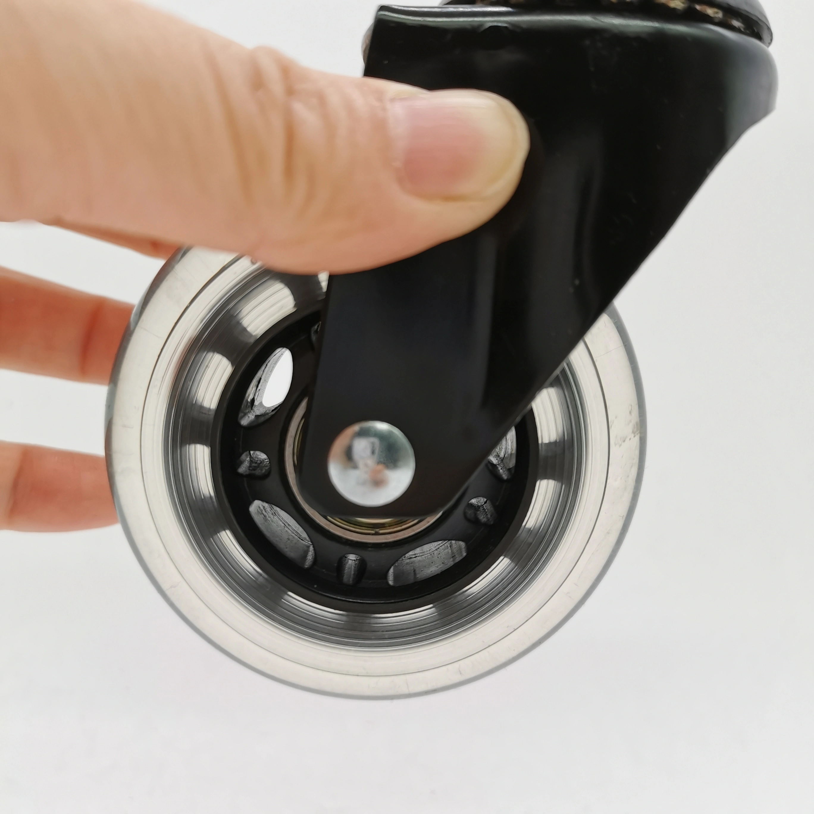 Furniture Hardware Fitting 75 mm 3 Inch Friction Grip Ring Plunger Stem Office Chair Locking Caster Wheels 1