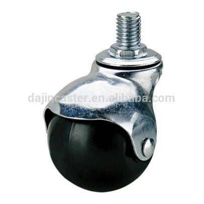 PVC Furniture Rubber Ball Caster Wheel Factory 1