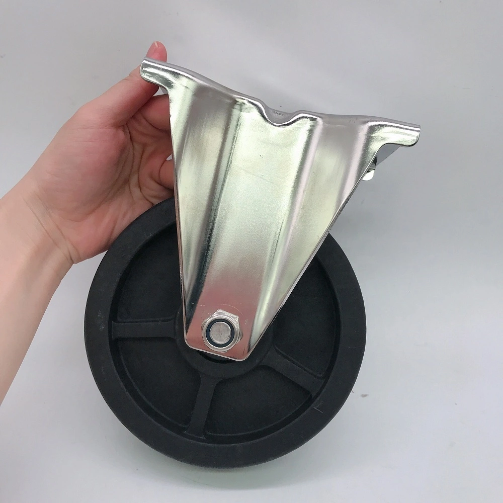 Heavy Duty 135*110mm Plate SUS 304 Stainless Steel 230 degrees Heat Resistant Caster Wheel 1