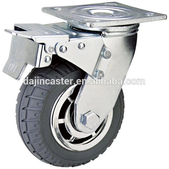 100mm hard rubber caster wheel for cabinet use 1