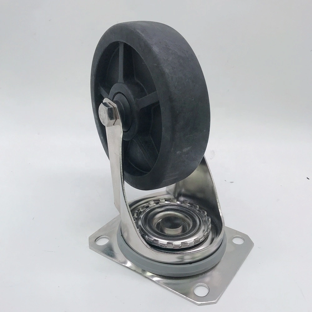 European Style Heavy Duty High Temperature 230 degrees SUS 304 Stainless Steel Castor Wheel for Big Grill 1