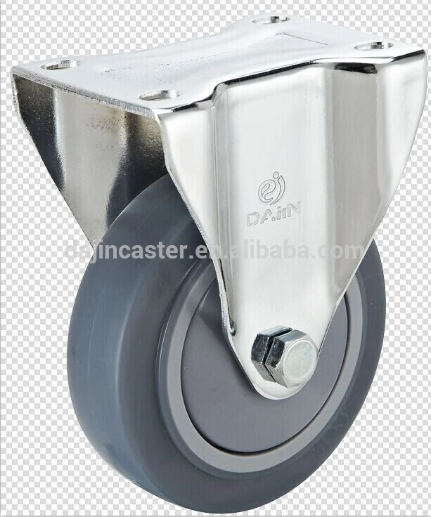 Durable retractable TPR Cart Casters 1