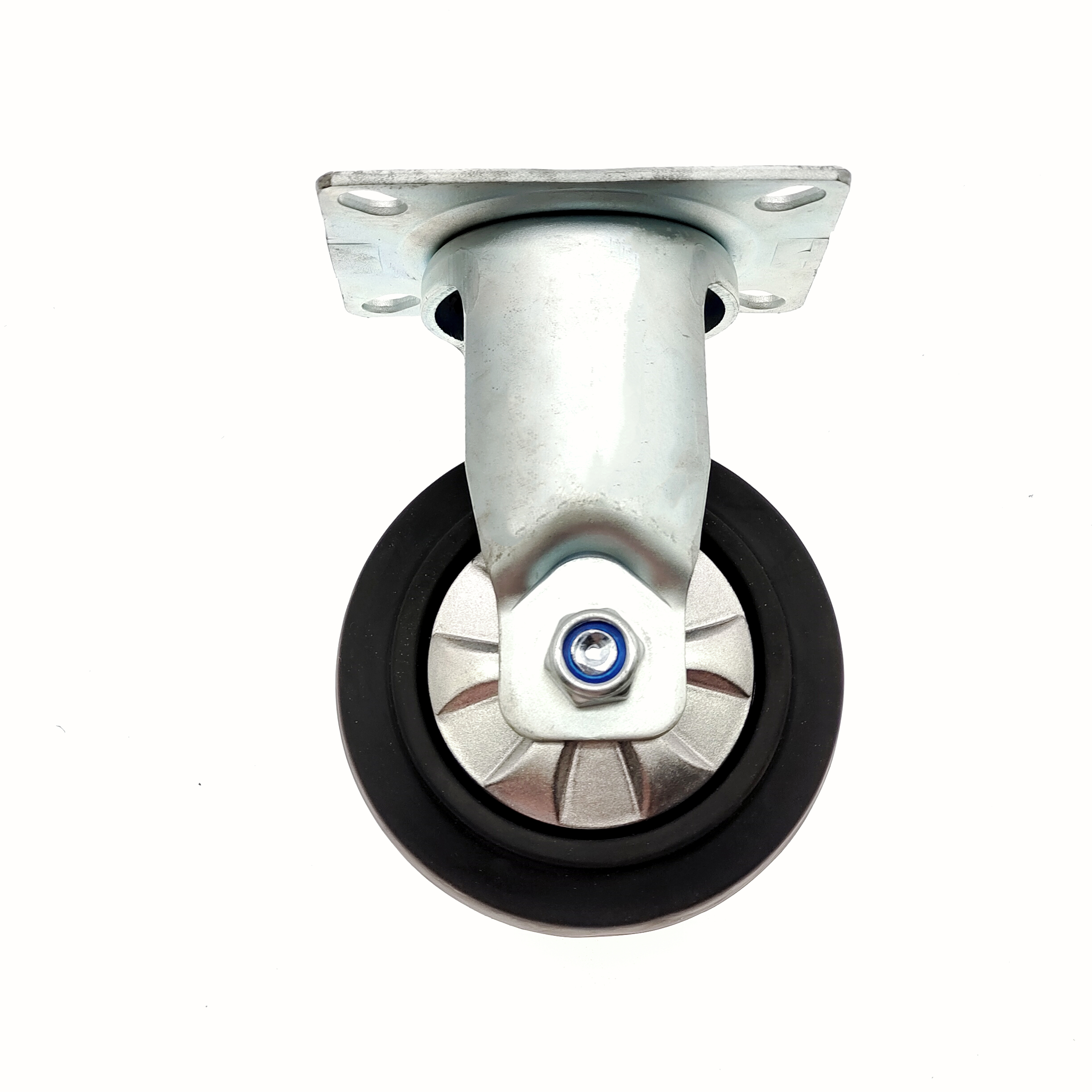 3 inch 4 inch 5 inch 6 inch Rigid Fix Ball Bearing Thread Guard Mid Heavy Duty Elastic Thermoplastic Rubber TPR Caster Wheel1 1
