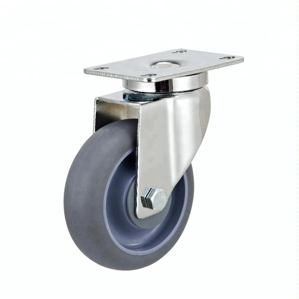 3 4 5 Inch TPR Trolley Swivel and BrakeCaster Wheels 1