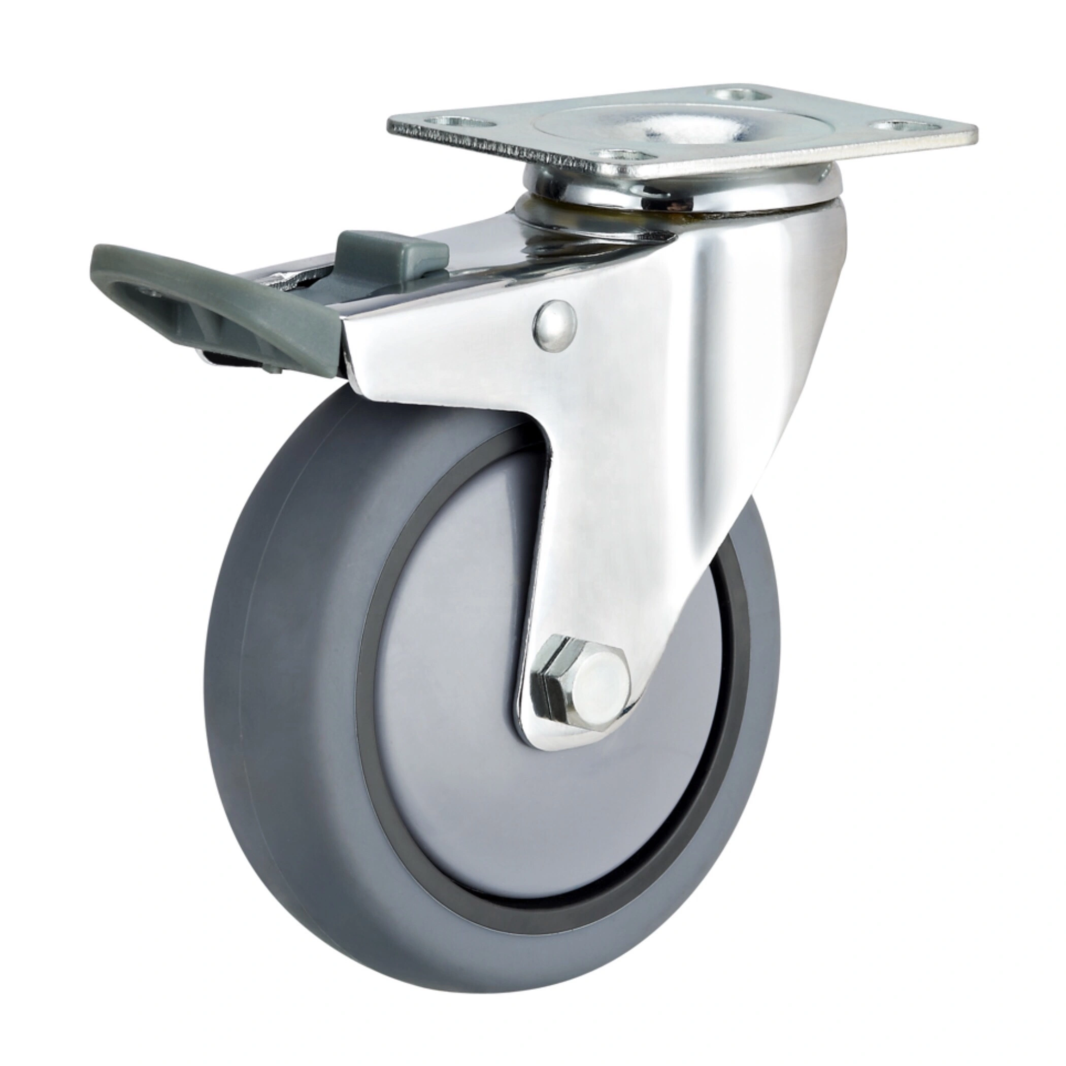 Factory Price Noiseless Dinning Service TPR Cart Caster Wheel 1