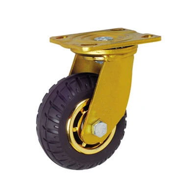 200mm swivel rubber casters and wheels with double ball bearing 1
