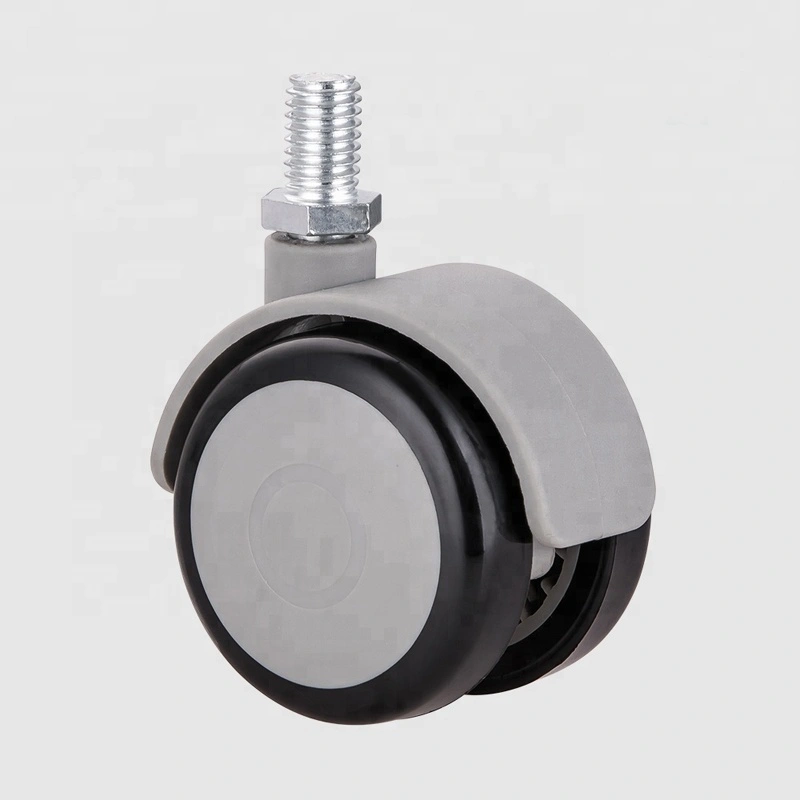 50mm TPU M10*15 40kg Load Capacity Small Baby Walker Caster Wheel 1
