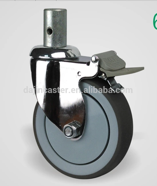 6 TPR hospital medical equipment wheel castor 1