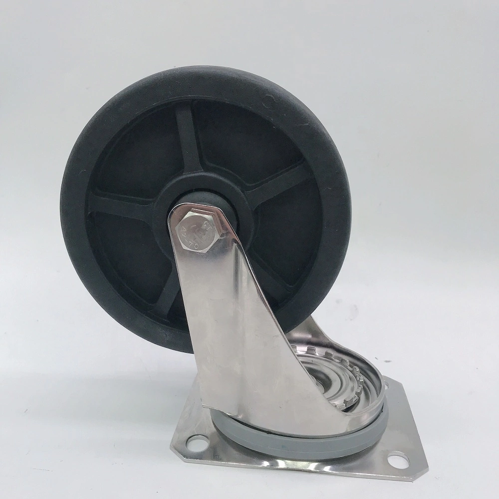 European Style SUS 304 High Temperature 230 Degrees Swivel Heavy Duty Castor Wheel for Bakery 1
