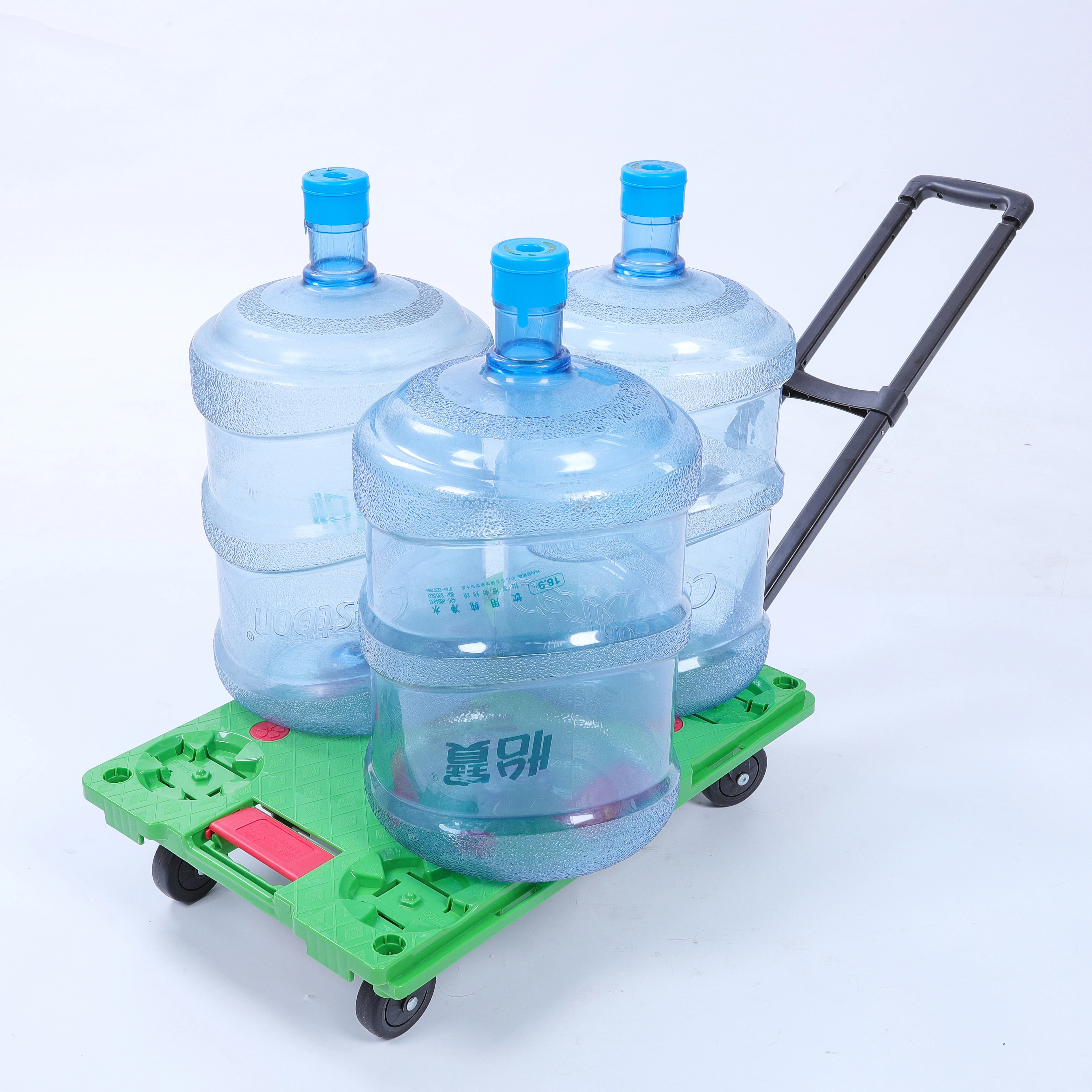 4 Wheels Multipurpose Connect Folding Handle Interlocking Trolley 1