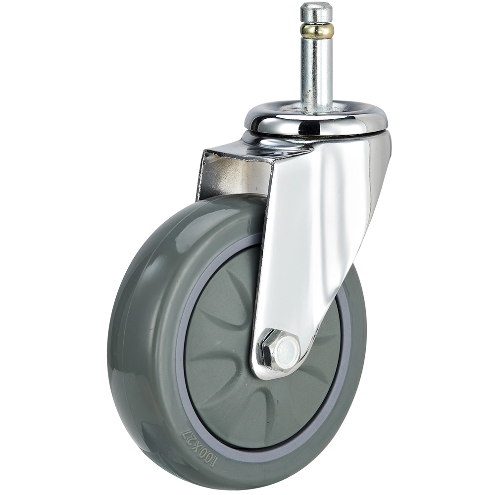 Medium light duty PU caster wheel, small caster wheels 1