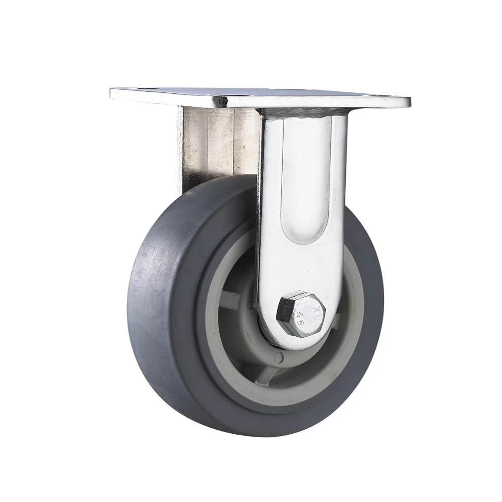 4 inch Swivel Rubber Industrial Caster wheels 1