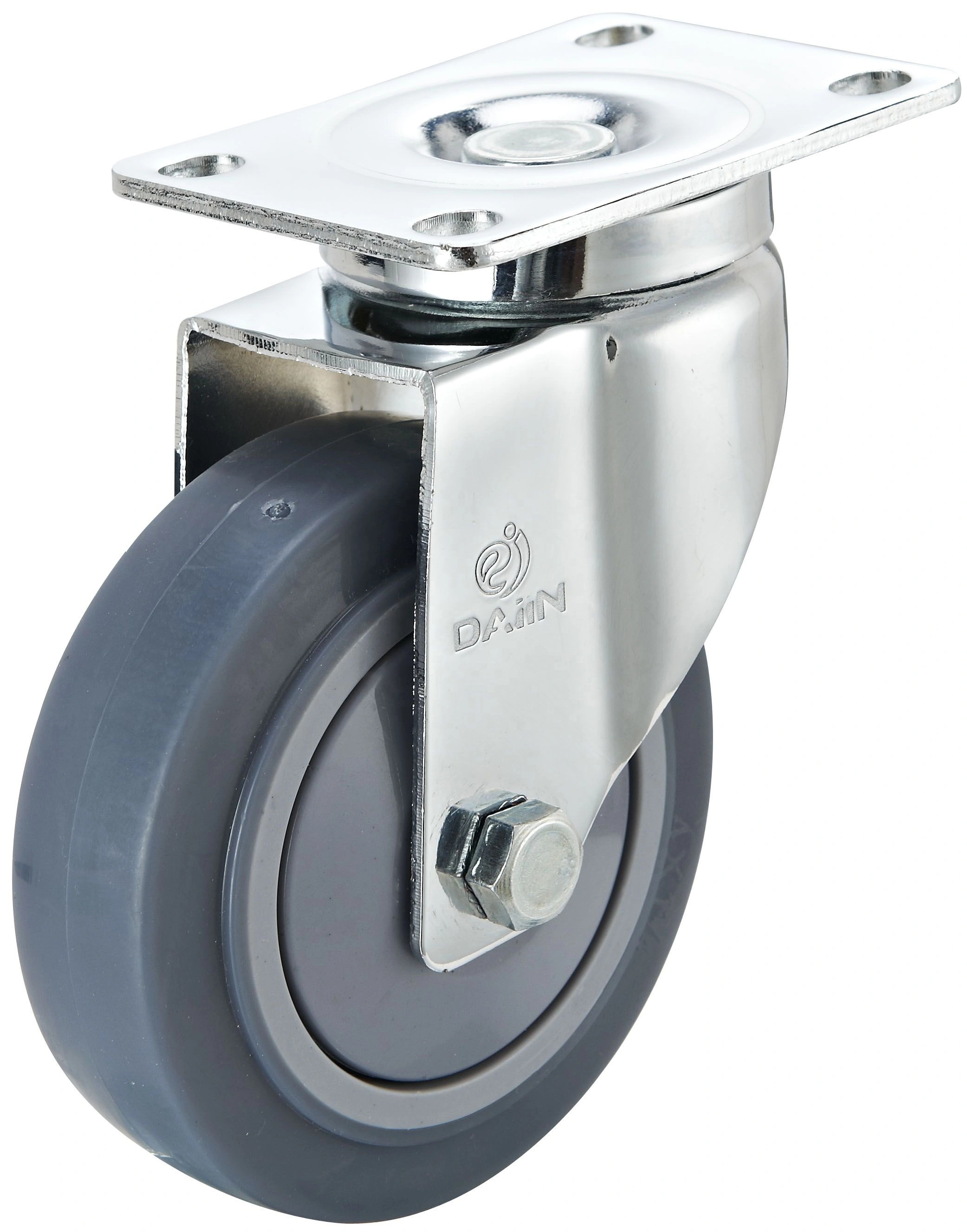 4 Inch Top Plate Trolley Wheel With Bearing Industrial Castering Equipment Platform Heavy Duty Trolley Cart Caster Wheels 1