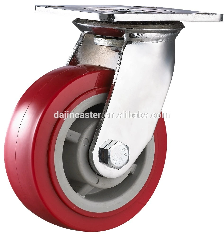 heavy duty industrial type PU castor wheel and swivel caster 1