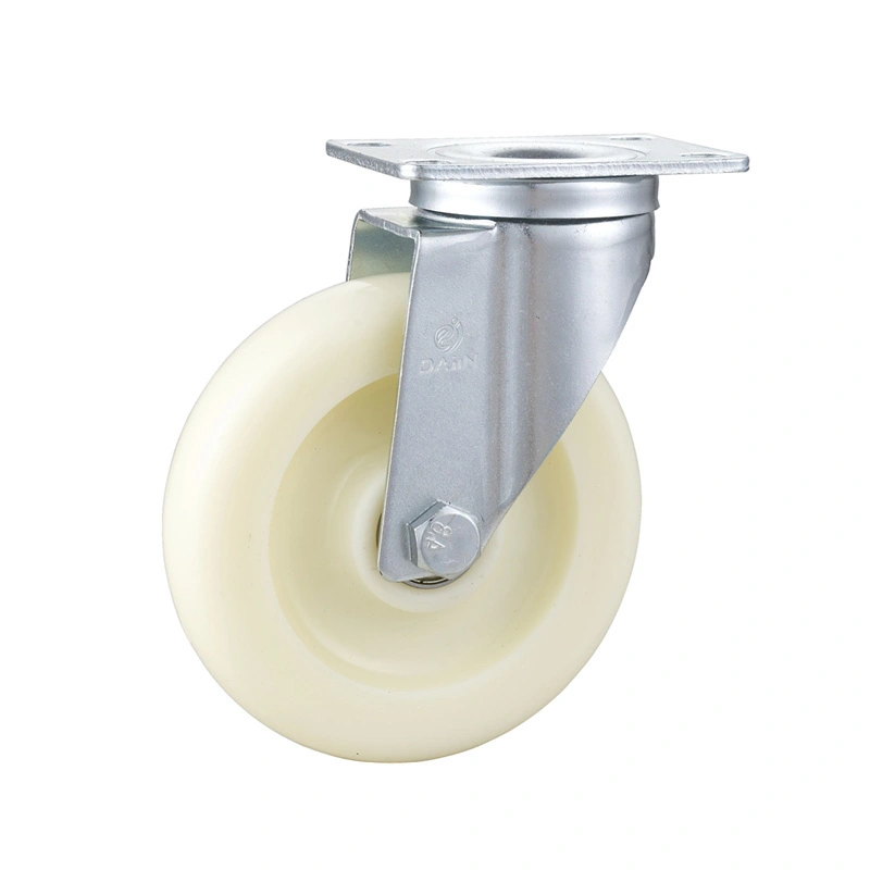 3 inch industrial double ball bearing PP wheel casters with top plate1 1