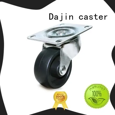 light duty casters side brake rubber Dajin caster Brand light duty caster 1