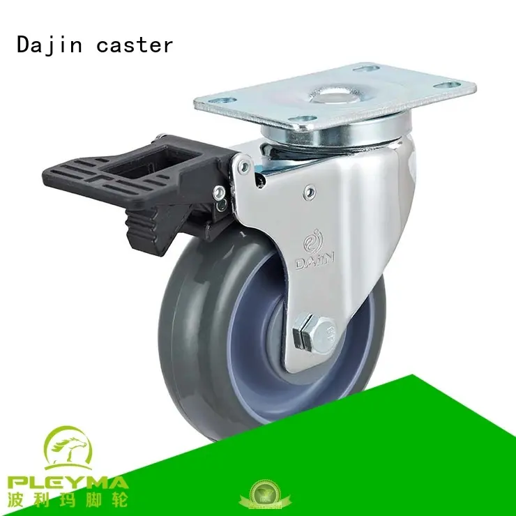tpr dollies Dajin caster Brand medium duty casters 1