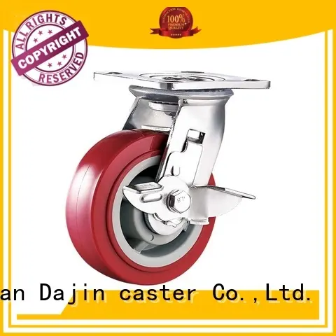 Hot ball heavy duty casters double truck Dajin caster Brand 1