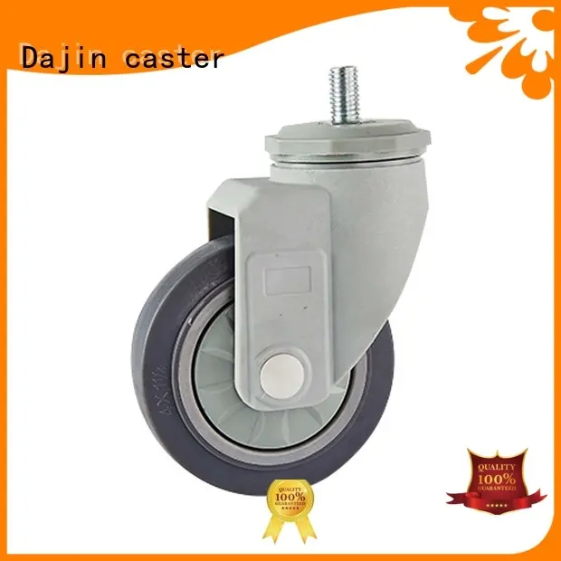 plastic trolley caster wheel swivel bakery-racks Dajin caster 1