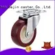pu desk chair casters brake brake Dajin caster 1