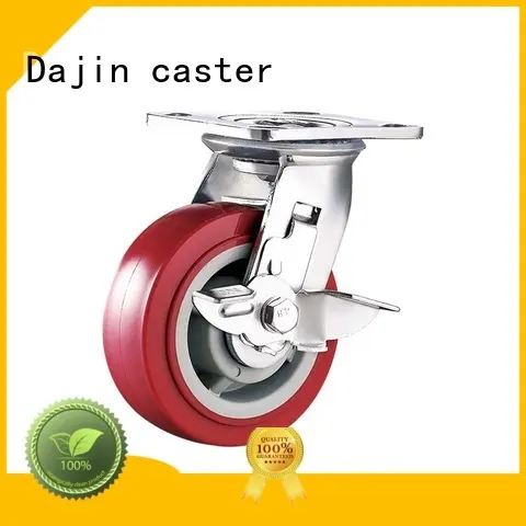 Dajin caster tool heavy duty trolley wheels brake racks 1