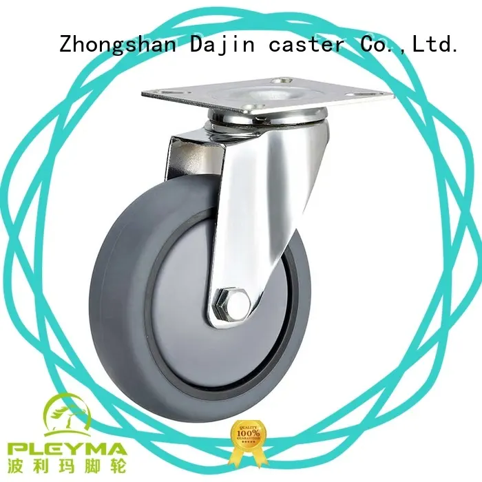 Dajin caster plastic 4 inch swivel caster wheels thread trolleys 1