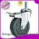 institutional 3 swivel caster thread dollies Dajin caster 1