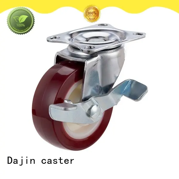 furniture office chair casters plastic at discount Dajin caster 1