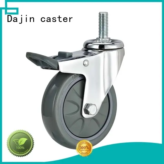 Dajin caster capacity furniture swivel casters stem fro rack 1