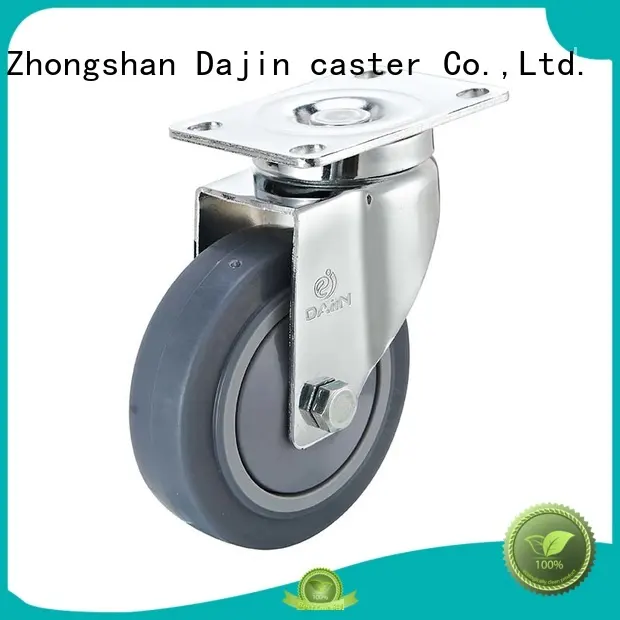 double industrial swivel casters light for trolleys Dajin caster 1