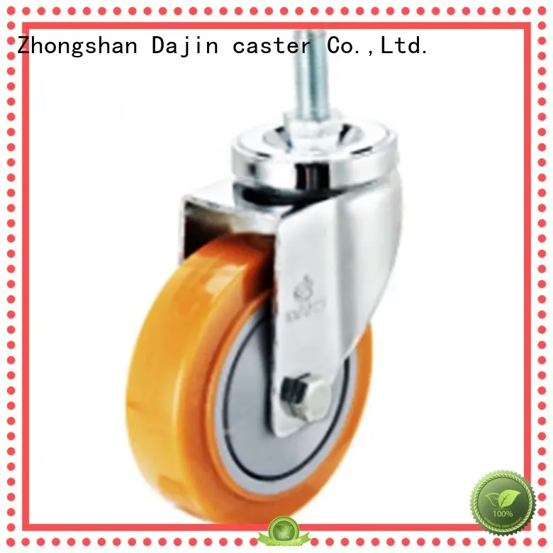 Dajin caster rigid 2 swivel casters bearing fro rack 1
