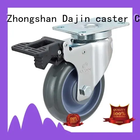 Dajin caster small swivel casters tpr for dollies 1