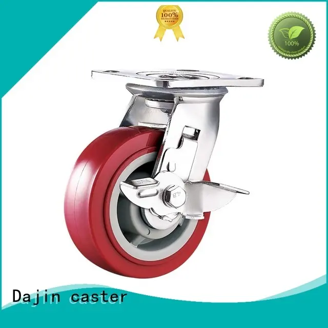 Dajin caster universal 6 inch heavy duty caster wheels hand bakery racks 1