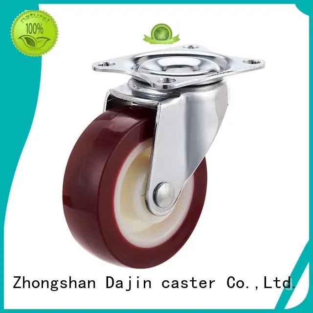 Dajin caster brake chair casters plate for car 1