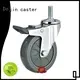 brake small swivel casters polyurethane for dollies Dajin caster 1