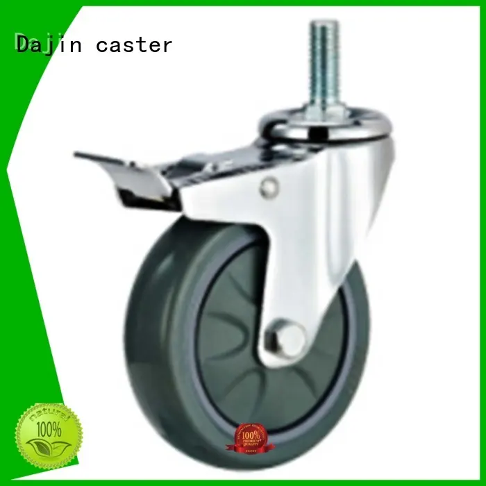 institutional 4 inch swivel casters light fro rack Dajin caster 1