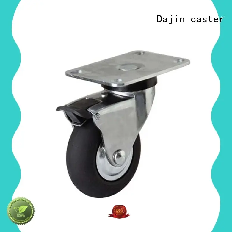 hi-elastic small furniture casters ask now for car Dajin caster 1