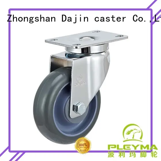 Dajin caster rigid 4 inch swivel casters double fro rack 1