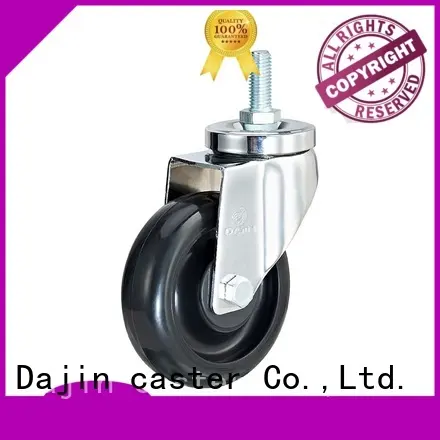 Dajin caster wheel rigid caster wheels chrome precision equipment 1