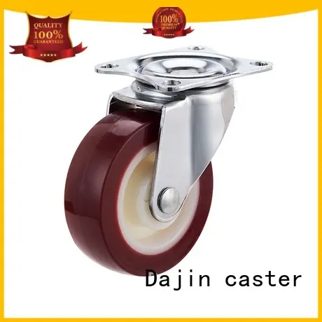 light polyurethane caster wheel swivel at discount Dajin caster 1