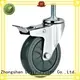 Dajin caster capacity 6 inch swivel caster with brake thread for trolleys 1