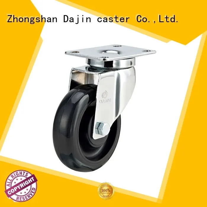 Dajin caster black esd caster wheel swivel precision equipment 1