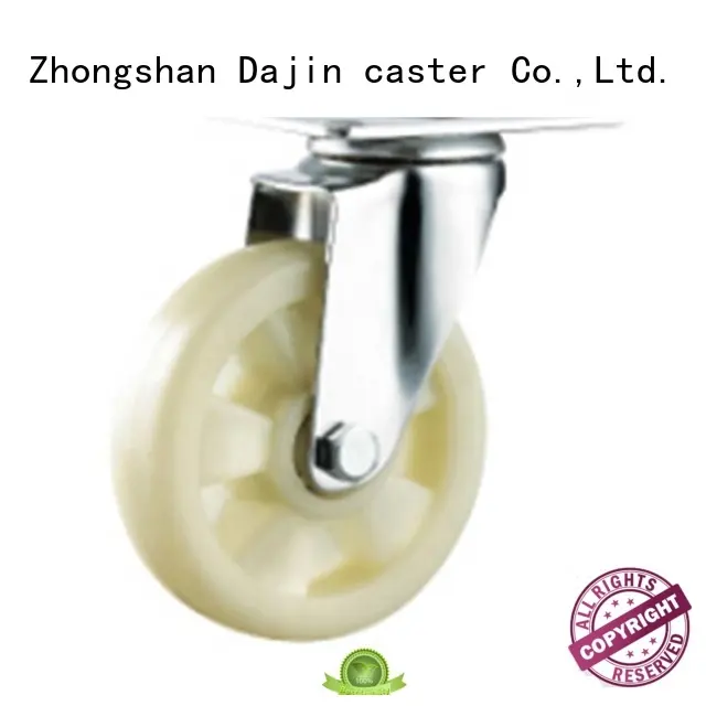 Dajin caster mediumlight furniture swivel casters tpr for dollies 1