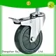 6 inch swivel caster with brake non-marking for trolleys Dajin caster 1