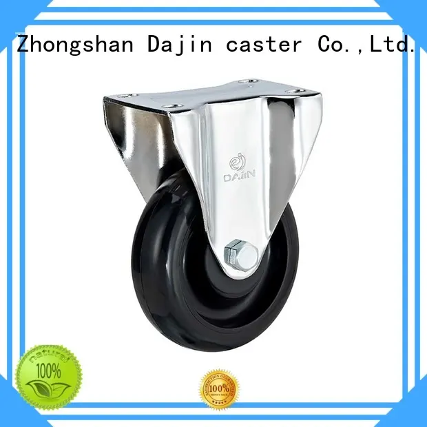 rigid esd castors chrome precision equipment Dajin caster 1